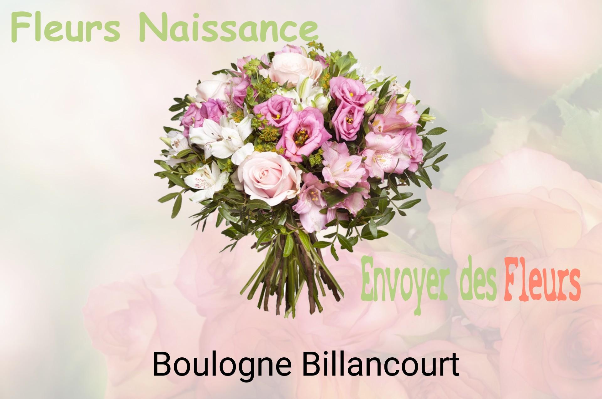 Bouquet de fleurs de naissance livré à Boulogne-Billancourt