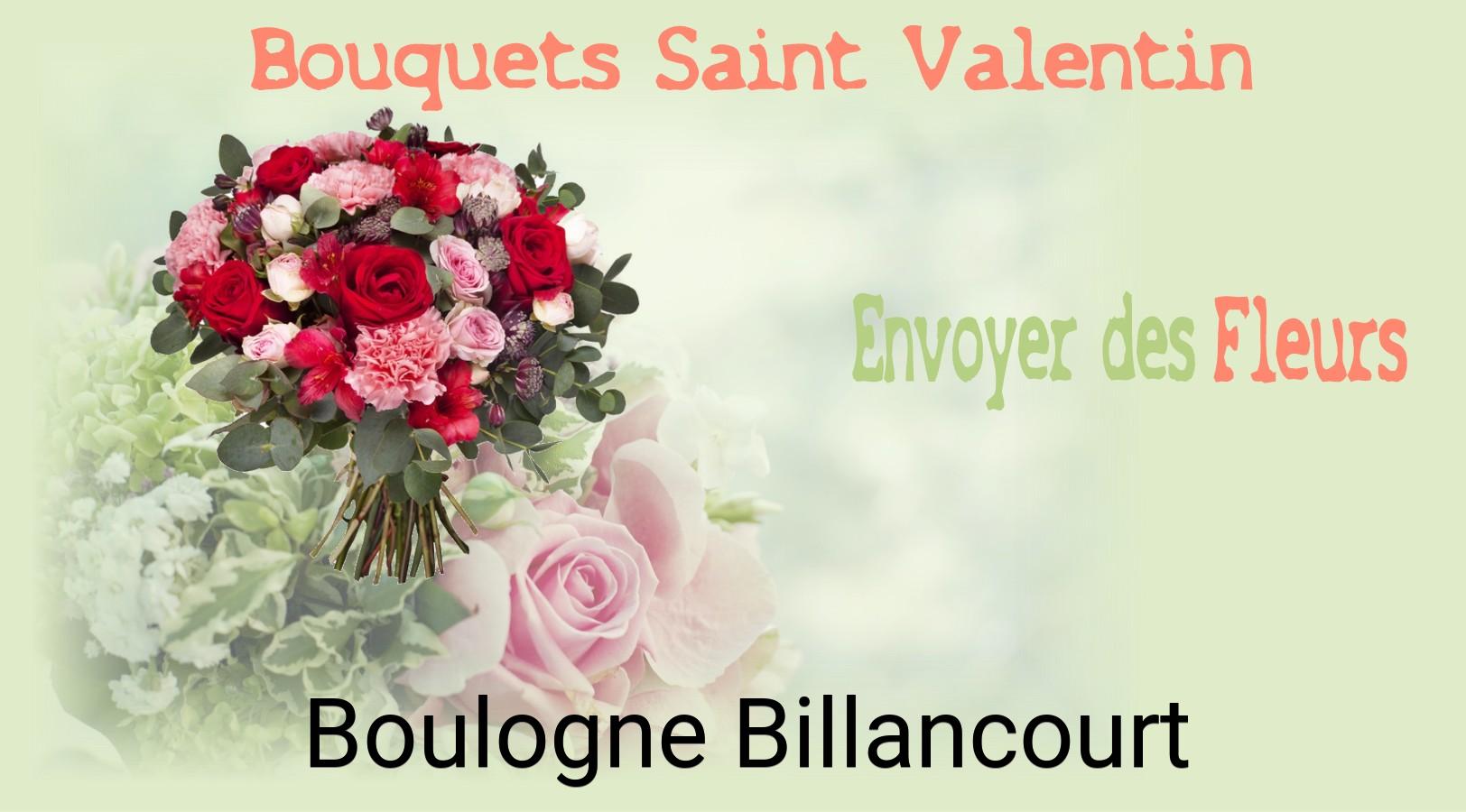 Roses de Saint-Valentin livrées à Boulogne-Billancourt